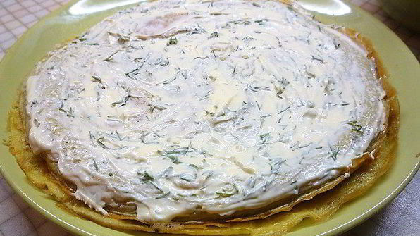 салат кружевница