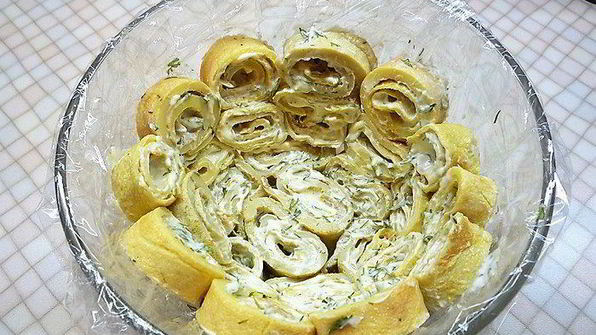 салат кружевница