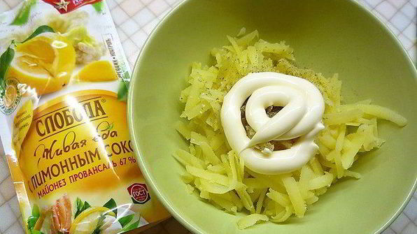 салат кружевница