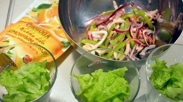 салат морской коктейль