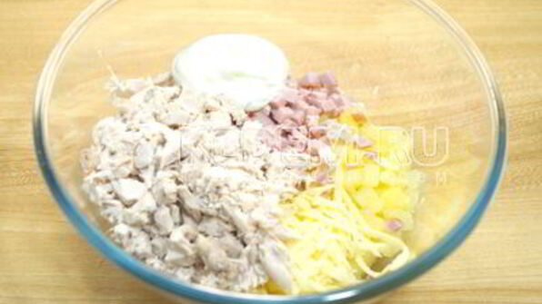 салат новогодний блюз