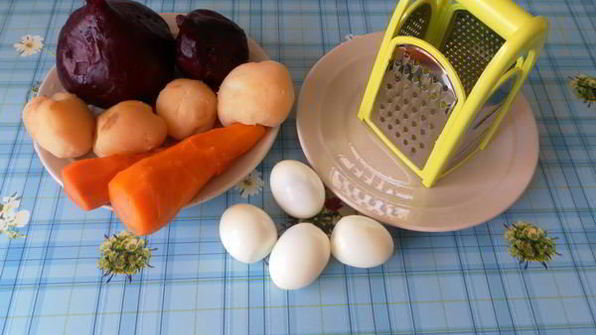 салат сельдь под шубой