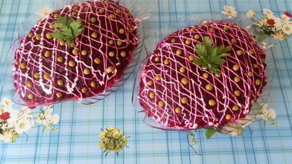 салат сельдь под шубой