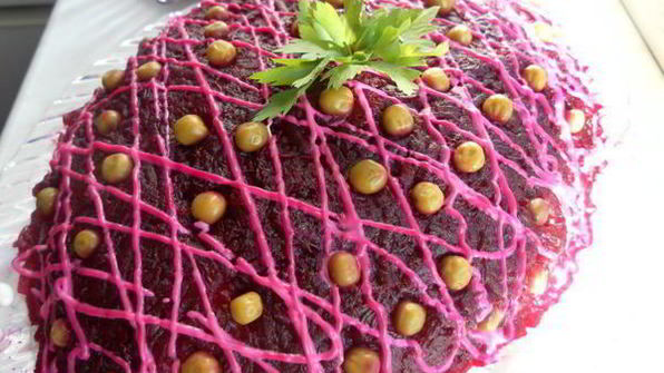 салат сельдь под шубой