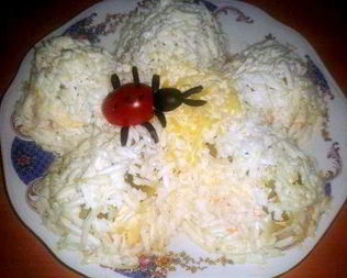 Салат Ромашка