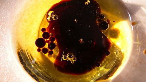 салат с мангольдом, курочкой, рисом и чечевицей