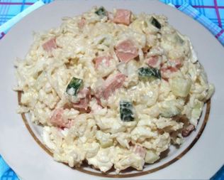 Салат с мивиной