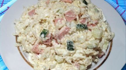 Салат с мивиной