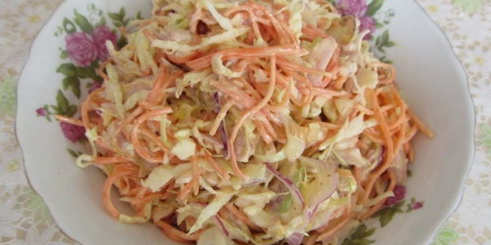 Рецепт салат с морковкой и курицей