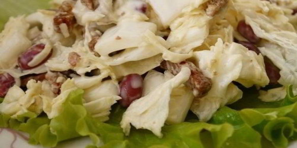 Рецепт салат с пекинской капустой и сухариками