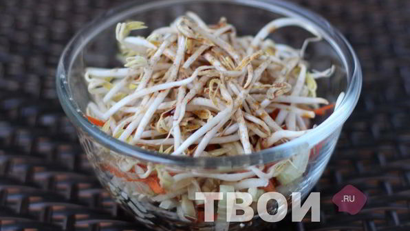 салат с ростками