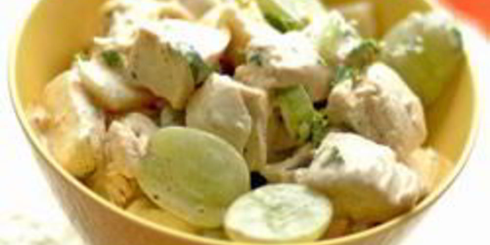 Рецепт салат с виноградом и курицей