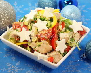 Салат Яркий праздник