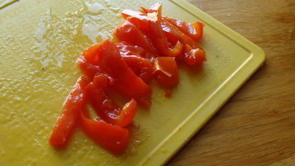 теплый салат из стручковой фасоли