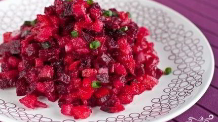 Винегрет с фасолью