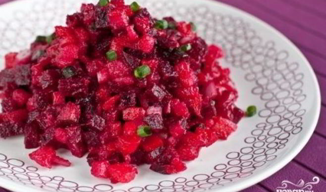 Винегрет с фасолью