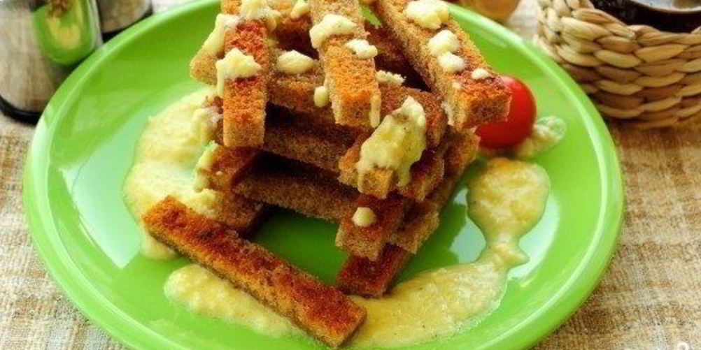 Рецепт чесночный соус для гренок