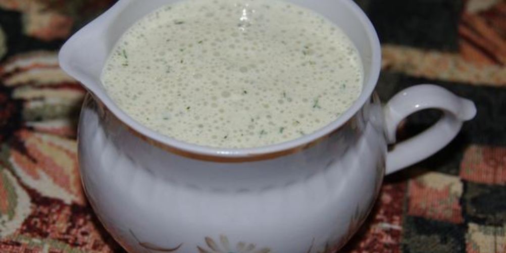Рецепт йогуртовый соус с анчоусами