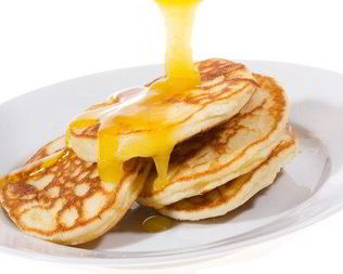 Лимонно-карамельный соус для блинов