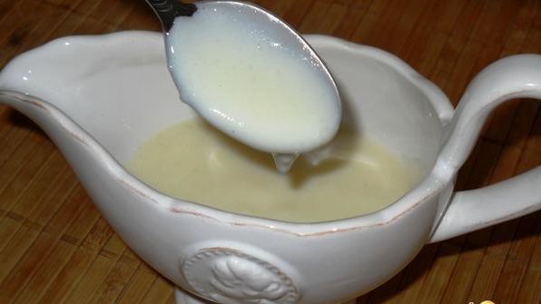 молочный сладкий соус по госту