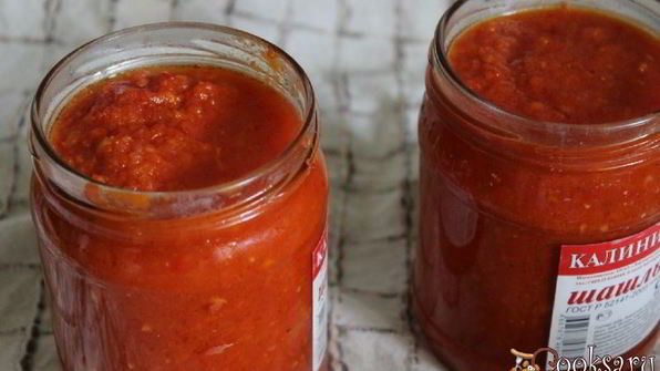 острый томатный соус со сладким перцем на зиму