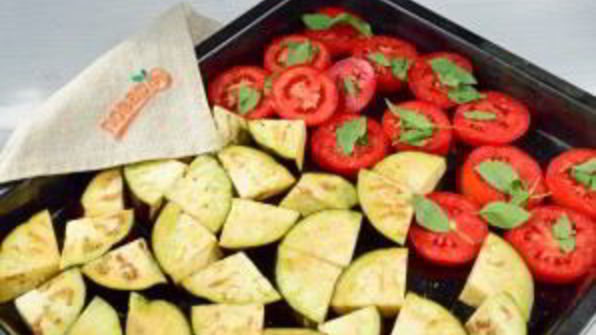 соус-дип из запеченных баклажан