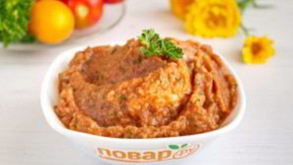 соус-дип из запеченных баклажан