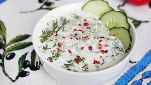 соус дзадзики