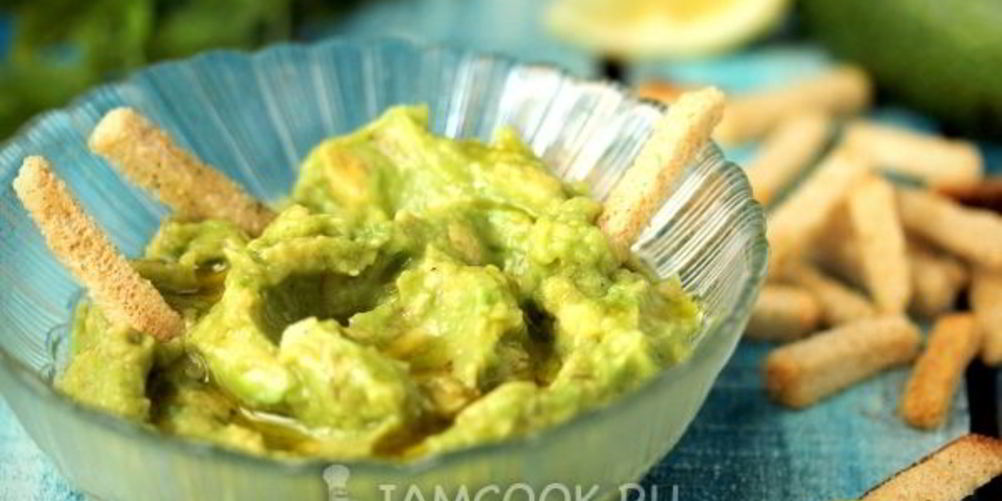 Рецепт соус из авокадо с чесноком