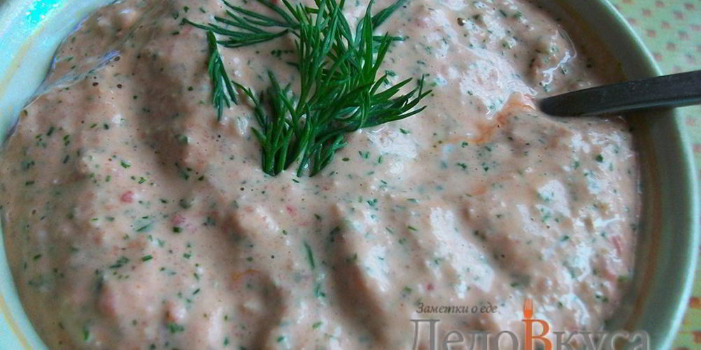 Рецепт соус из майонеза, помидор и чеснока