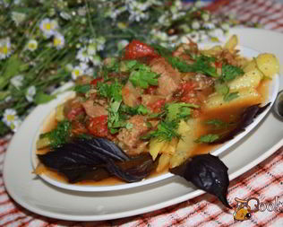 Соус Летний с мясом и овощами