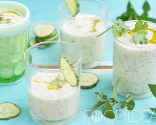 Соус на основе йогурта с огурцами