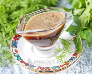 Соус с медом и соевым соусом