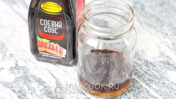 соус с медом и соевым соусом