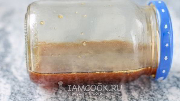 соус с медом и соевым соусом