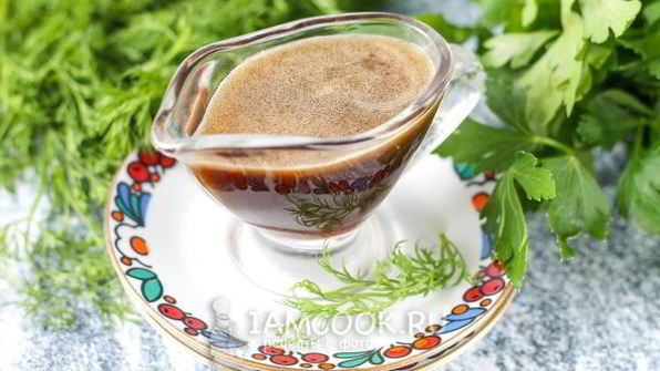 соус с медом и соевым соусом