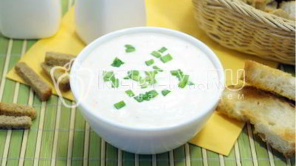 соус сметанный с чесноком