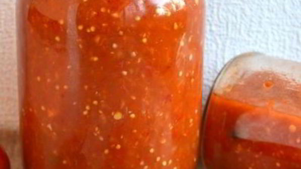 соус томатный с яблоками и баклажанами в мультиварке