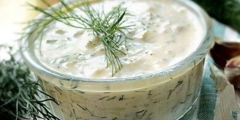 Рецепт соус цацики из йогурта с огурцом