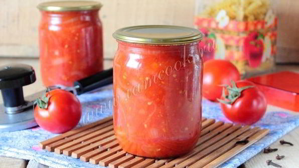 томатно-луковый соус на зиму