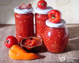 Томатный соус с перцем и чесноком