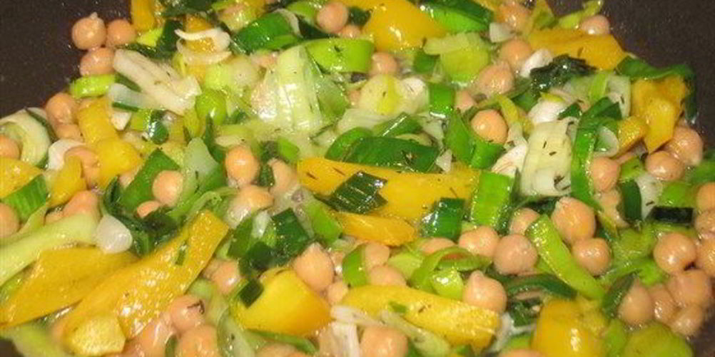 Рецепт заправка к рису, пасте из порея и перца