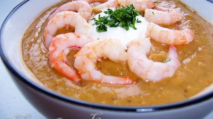 Биск-суп из креветок