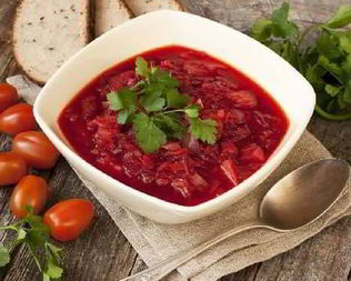 Ароматный овощной борщ