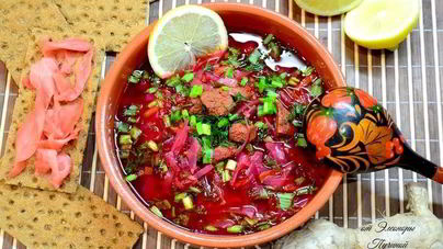 Борщ без картошки