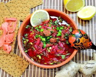 Борщ без картошки