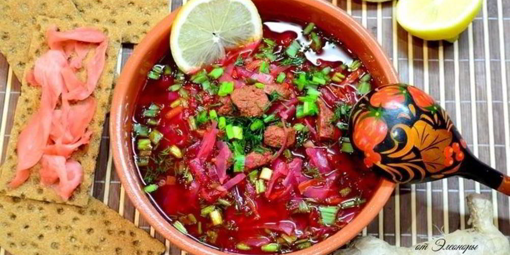 Рецепт борщ без картошки