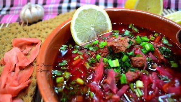 борщ без картошки