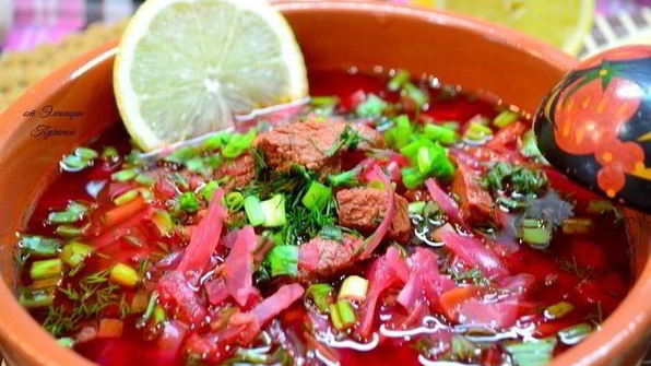 борщ без картошки