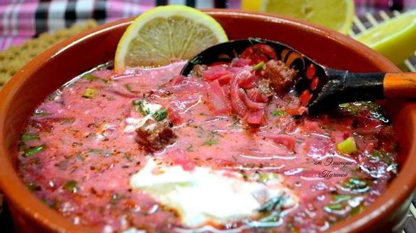 борщ без картошки